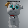 STL-File.png Mesh Mayhem Cute Garden Puppy STL File