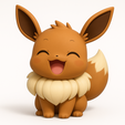 Eevee-en-estilo-chibi-alegre.png eevee eevolutions tiny chibi collection X 9