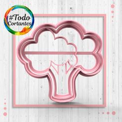 3407-Brocoli.14.jpg Archivo STL Cortante brocoli・Objeto imprimible en 3D para descargar