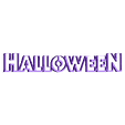 Halloween-Logo.stl Halloween Logo