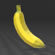 t2.png Низкополигональный банан - (STL, OBJ, FBX)