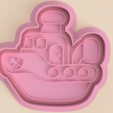 Barco.png Vehicle cookie cutter set (vehicles set cookie cutter)