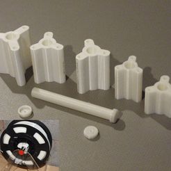 mainspool3.jpg Archivo STL Portabobinas Adaptadores de cubo・Plan imprimible en 3D para descargar