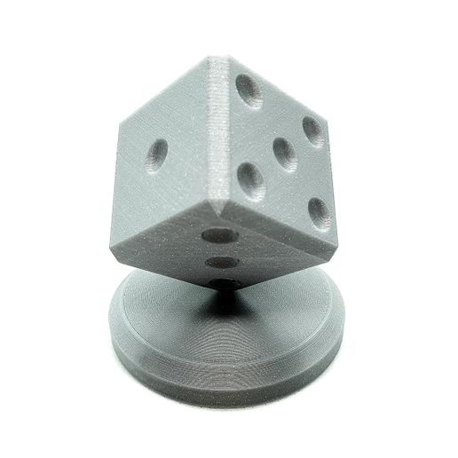 🎨 Presse-papier dé à faces déco・Fichier STL pour ・Cults