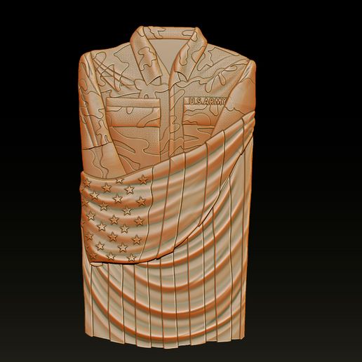 002.jpg 3D STL-MODELL Fahne und Hemd