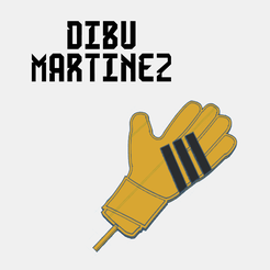 topper-color.png STL file DIBU MARTINEZ GLOVE TOPPER・Design to download and 3D print