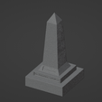 Headstone.Five-03.png Grave Markers, Set of 5 ( 28mm Scale )