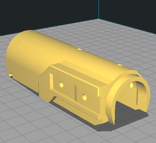 Custom AK handsguard for Surefire - 3D model önizlemesi
