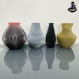 IMG_14681.jpg Spiral Vase Set Version Three - 4 Designs