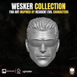 10.png Wesker Head Collection Fan Art For Action Figures For Action Figures