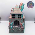 371894082_982007219738629_6303770530174575706_n.jpg Файл STL Башня для игры в кости "Дом с привидениями・Модель для загрузки и 3D-печати