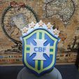 1.jpg ESCUDO SELECCIÓN DE BRASIL CBF / BRAZIL SELECTION SHIELD CBF