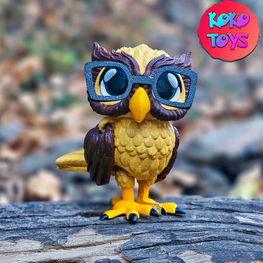 4.jpg CUTE FELXY OWL BIRD FEMALE AND MALE (TWO VERSION)