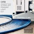 ORB_String-art-pendant-light_printing.jpg ORB | String Art Pendant Light E27 & E26 быстрая печать