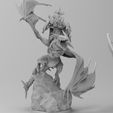 Warboss on Wyvern (3).jpg Free STL file Boss Git on Pet Drake・Object to download and to 3D print
