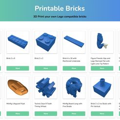 Schermafbeelding-2021-03-07-om-22.35.36.jpg Free STL file All LEGO® parts and compatible bricks - PrintableBricks・3D printer model to download