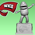 ytuyu.png NCAA - Western Kentucky Hilltoppers football mascot - 3d Print