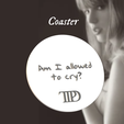 amiallowedtocry-coaster.png 10 Coasters set Taylor Swift TTPD