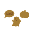 Halloween11 V1.png Halloween Pumpkin and Ghost Set Cookie Cutters