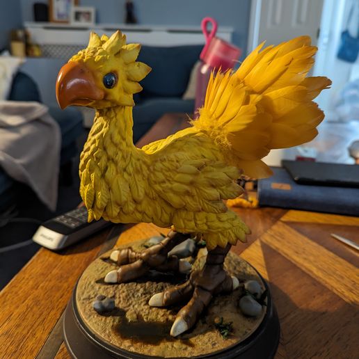 🐦 Chocobo - Final Fantasy -チョコボ-FANART FIGURINE・3D Print