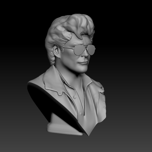 👤 The Hoff Michael Knight Bust Auto fantastico Kitt