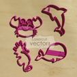 marino.jpg Set of cutters for marine animals. crab, whale, dolphin, seahorse