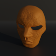 6.png Masquerade Party Face Mask - Human Face Mask 3D print model