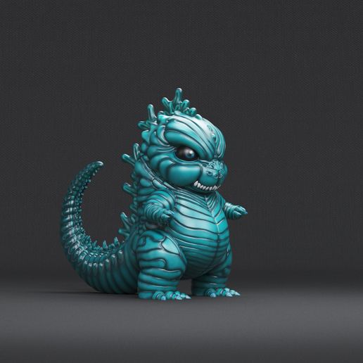 ウルトラセブン コレクション ALIEN GODZILLA 👽 Godzilla alien・ STL File for 3D printing・Cults