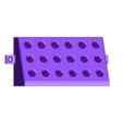 Hex_Bit_Holder_Angled_18_bits.stl Hex Bit Holder Angled (18 bits)