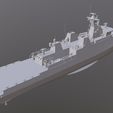 tbrender008.jpg Diponegoro class corvette Low-poly 3D model