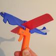 P51-3-Piece-Singshot-Airplane-2.jpg P51 Inspired 3 Piece Slingshot Airplane With Trigger by Socrates