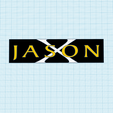 FRIDAY-THE-13TH-PART-10-JASON-X-Logo-Display-Stand-1cm-by-MANIACMANCAVE3D-1.png 12x FRIDAY THE 13TH Logo Display Stands by MANIACMANCAVE3D