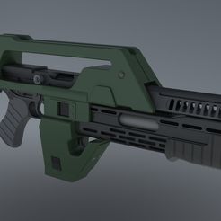 UPDATE-10-1.jpg Archivo 3D Aliens - Rifle de pulsos M41A・Idea de impresión 3D para descargar