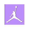 sillhouette-jumpman.STL Download free STL file Jumpman Silhouette Keychain • Template to 3D print, RubixDesign