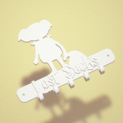 lost-socks.jpg STL file Dobby Lost Socks Hanger・3D print design to download