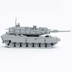 T90_01.jpg Free STL file K2 Black Panther Tank Simple Model Kit・3D printable model to download, FORMBYTE