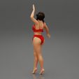 Girl1-0017.jpg Fashion Model Posing in Bikini 3D Print Model
