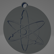 descarga (46).png Cosmos (ATOM) Keychain - Llavero de Cosmos (ATOM)