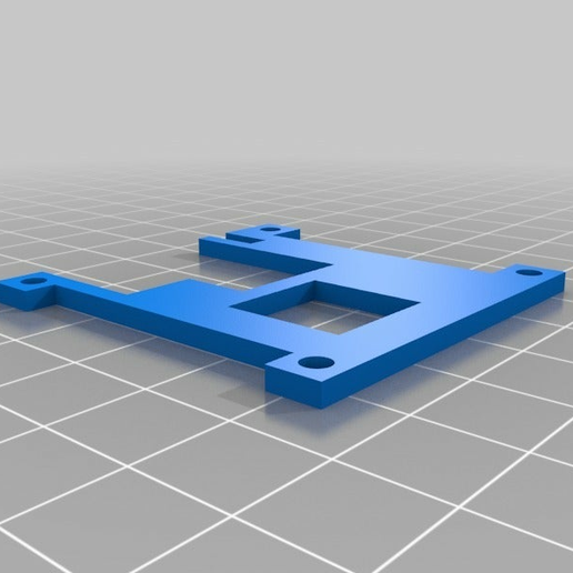 OrangePi Zero H2 Fan holder - 3D model önizlemesi