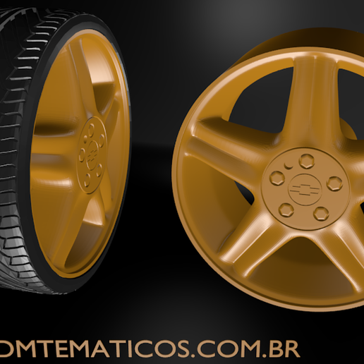 🛞 RODA VECTRA MILENIUM・ STL File for 3D printing・Cults