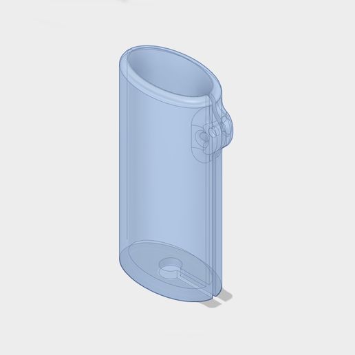 BIC mini lighter keychain holder - 3D model önizlemesi