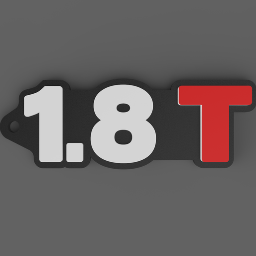 Audi/Volkswagen 1.8T keychain 3D model