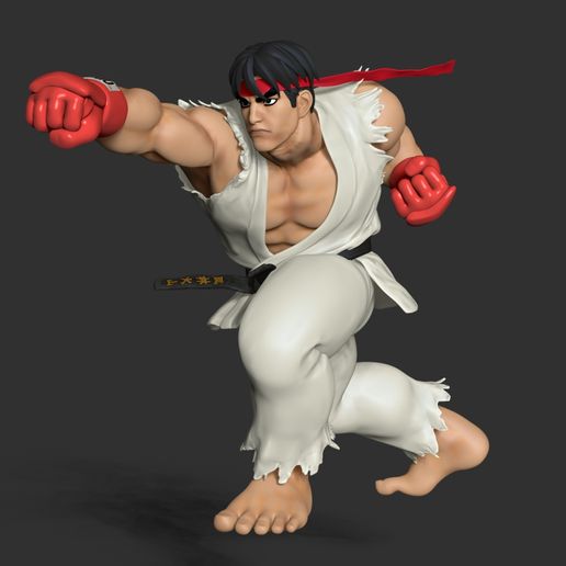 2_1.jpg Archivo 3D Ryu - Street Fighter・Objeto para impresora 3D para descargar, bonbonart