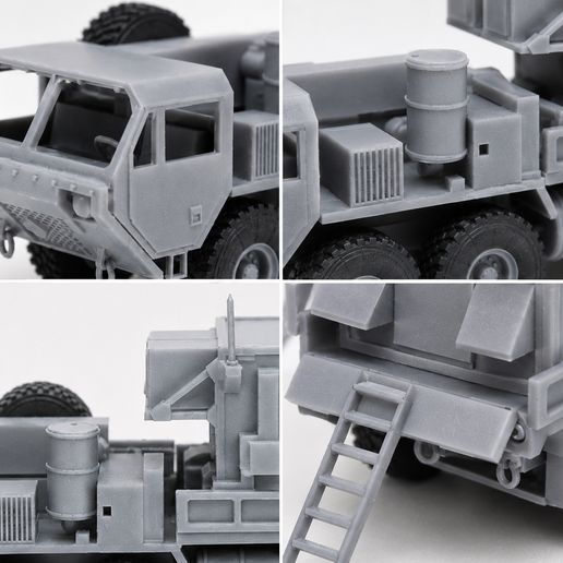🚚 AN/MSQ-104 Patriot ECS with M977 HEMTT Truck 1/87 HO Scale STL – Air ...