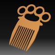 1.jpg STL file Knuckle-duster/Comb・3D printer design to download