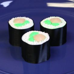 Multi-Color Sushi 3D printing.png Fichier STL gratuit Multi-Color Sushi・Design pour impression 3D à télécharger