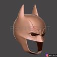 11.jpg Batman Helmet-The Batman 2021-Robert Pattinson-DC comic Fan Art 3D print model