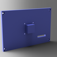 Display-Halter-Backplate.png Display holder for 5" display (BIGTREETECH PI TFT50) for Anycubic i3 Mega (S)