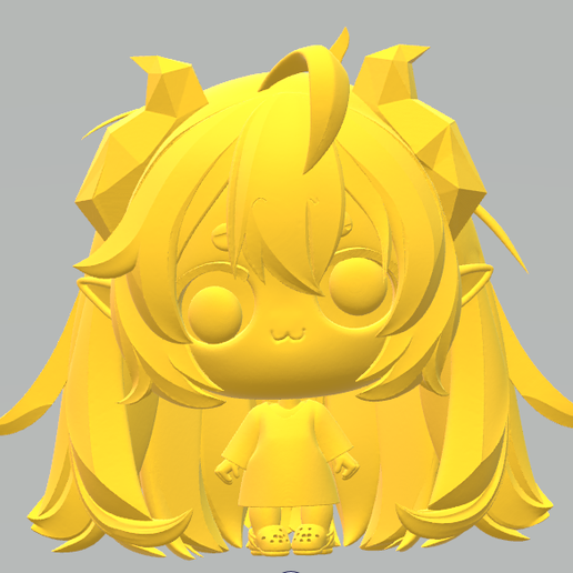 🎲 little chibi・ OBJ File for 3D printing・Cults