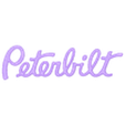 text.stl peterbilt logo
